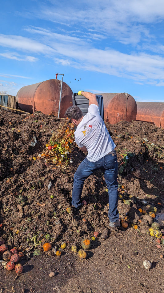 Creating nutrient-rich compost from food waste in Colorado